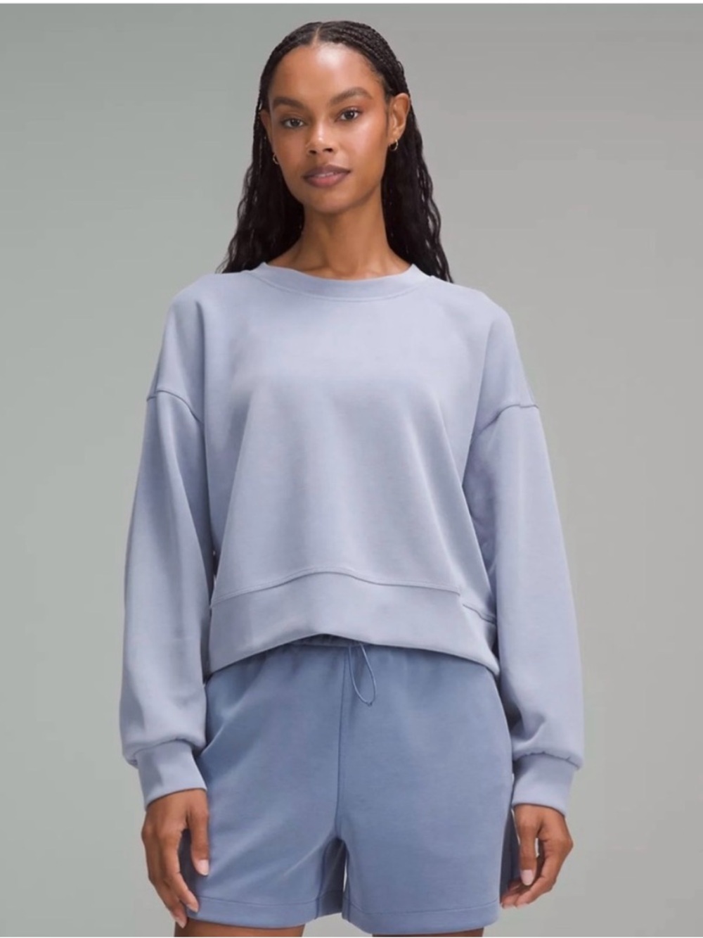Lululemon Softstreme Perfectly Oversized Cropped Crew
